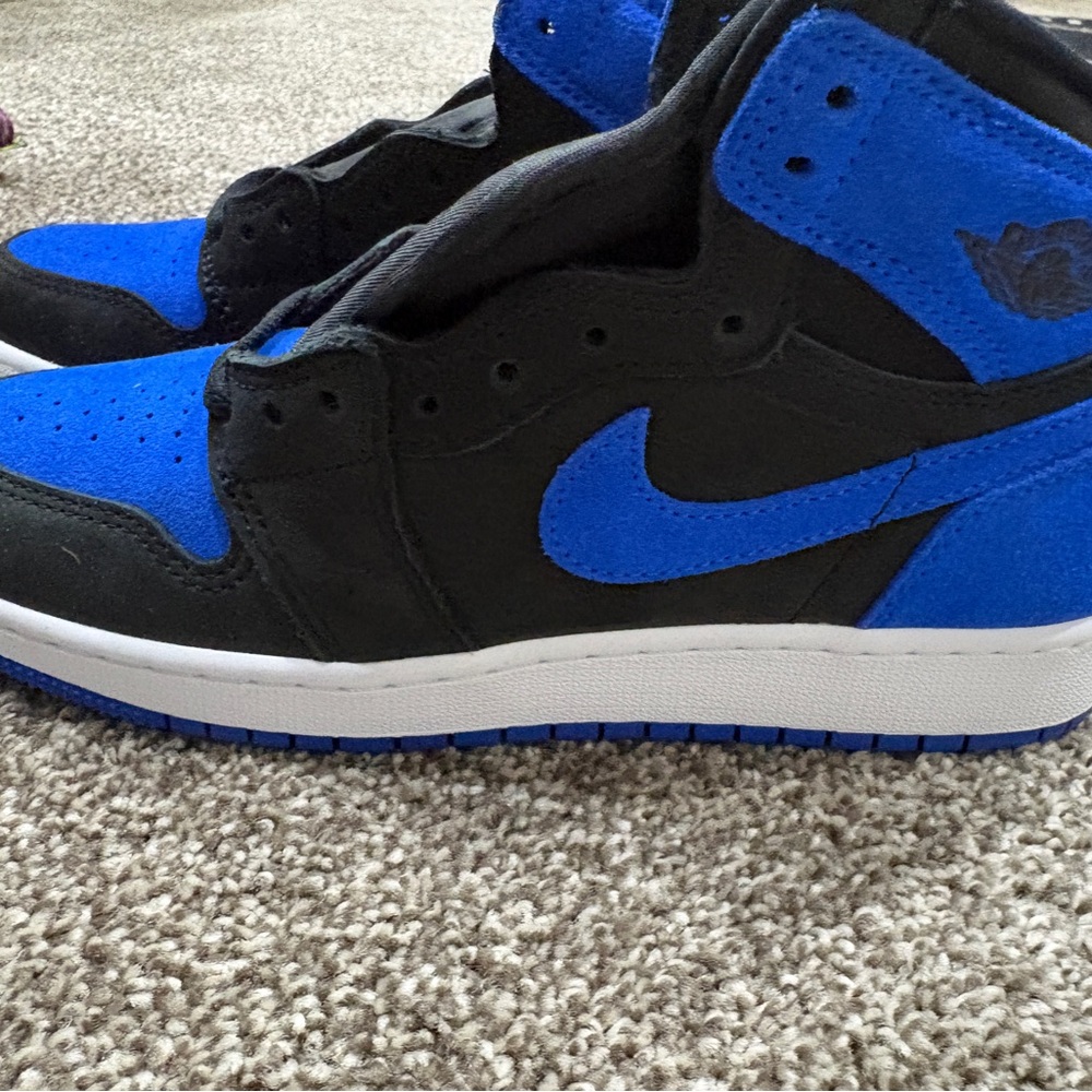 Kids Black and Blue Sneakers